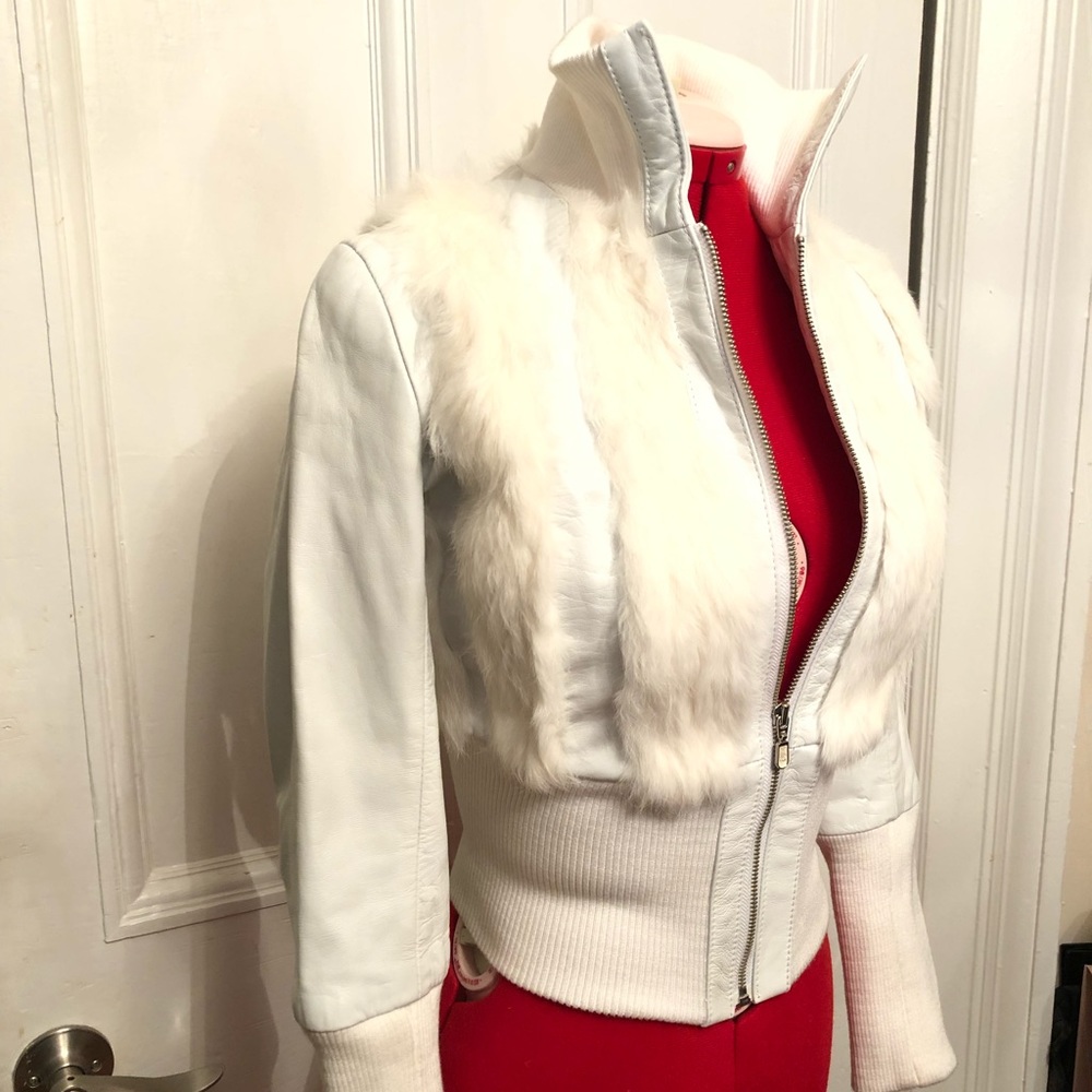 Authentic Mackage Limited edition fur leather XS